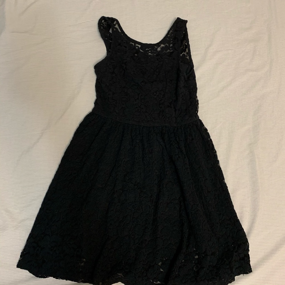 Black lace Abercrombie kids dress